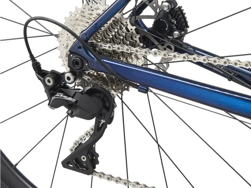 2021 Giant Contend AR 1 Disc Road Bike in Blue -1