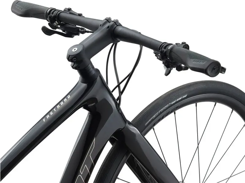 2021 Giant FastRoad Advanced 1 Hybrid Bike in Black-6