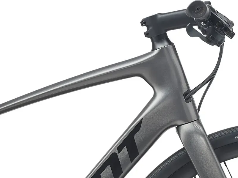 2021 Giant FastRoad Advanced 2 Hybrid Bike in Grey-6