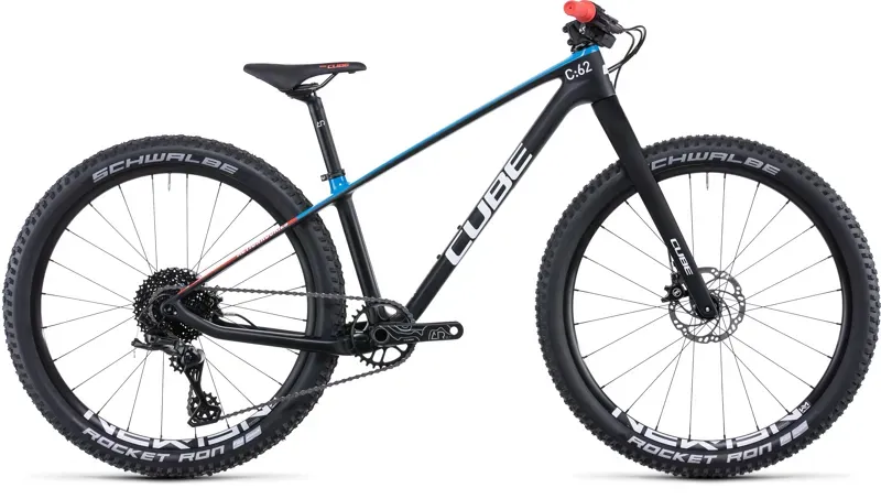 2022 Cube Elite 240 c:62 Pro Kids Bike in Black