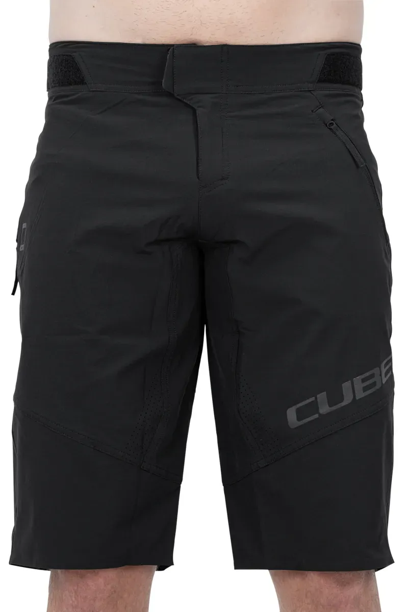 2021 Cube Edge X Actionteam Mens Baggy Shorts in Black