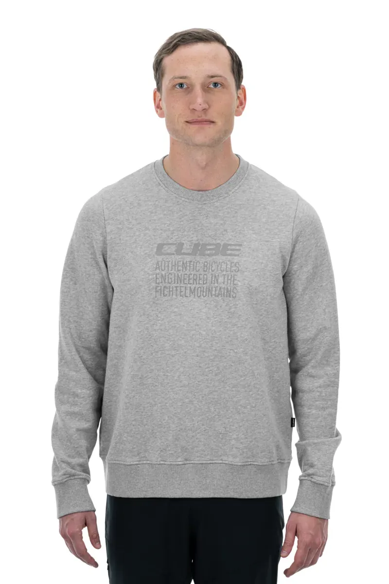 2022 Cube Organic Sweater in Grey Melange