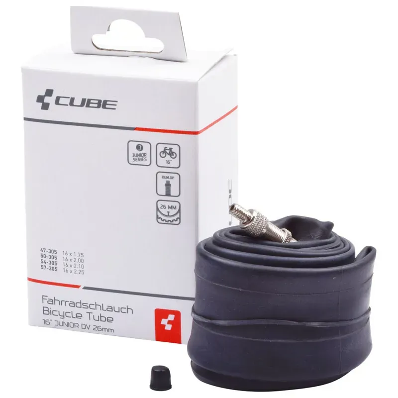 2020 Cube 16in Junior/MTB DV 26mm Inner Tube in Black
