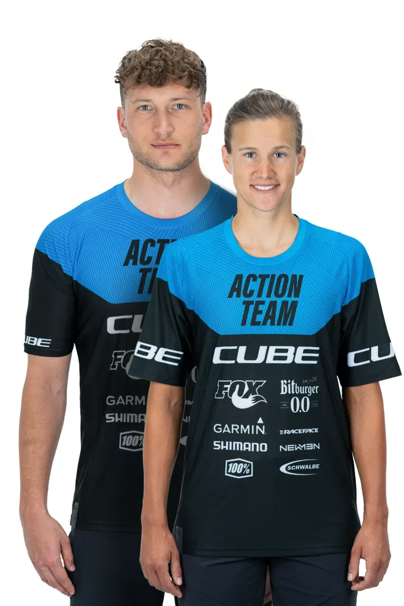 2021 Cube Edge Round Neck Short Sleeved Jersey in Black