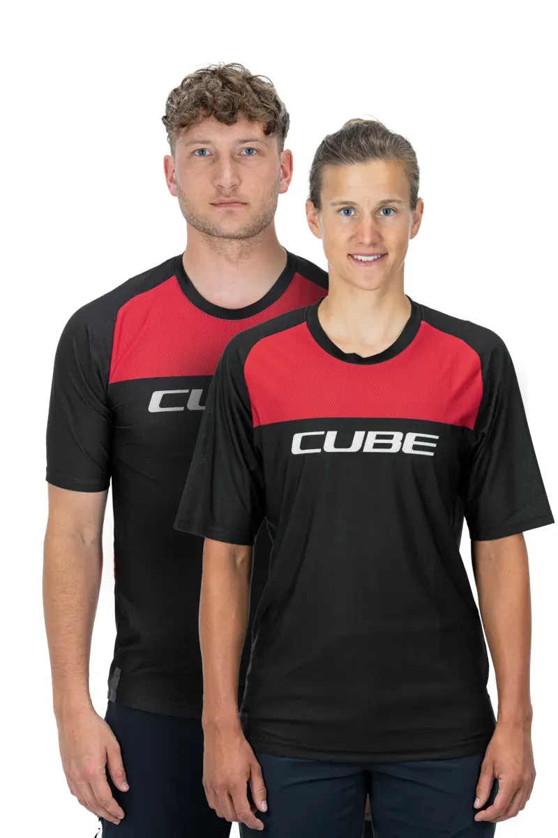 2021 Cube Edge Round Neck Short Sleeved Jersey in Black