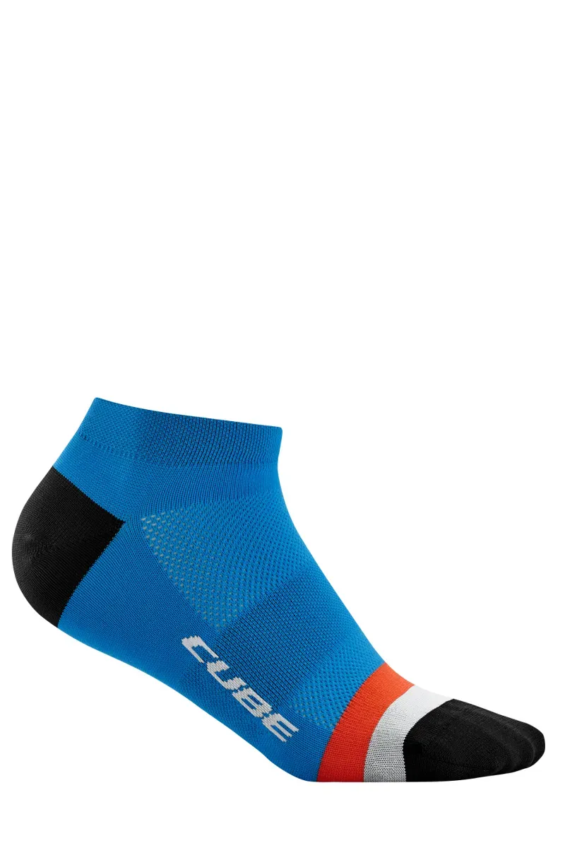 2021 Cube Low Cut Teamline Socks in Blue