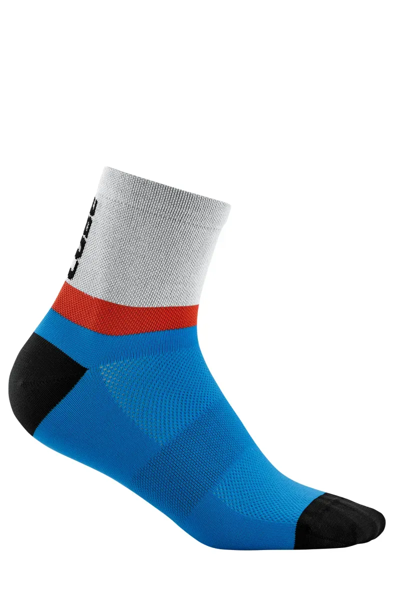 2021 Cube Mid Cut Teamline Socks in Blue