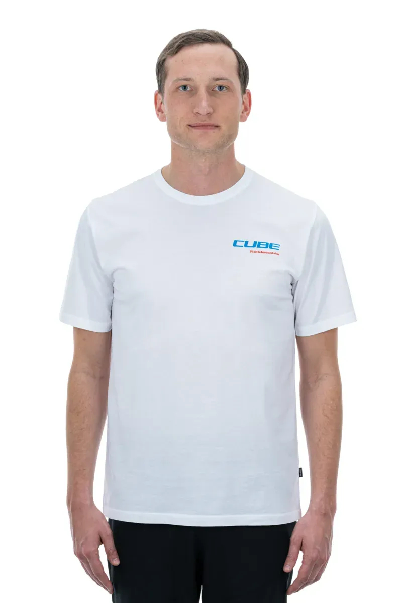 2022 Cube Organic Landscape T-Shirt in White