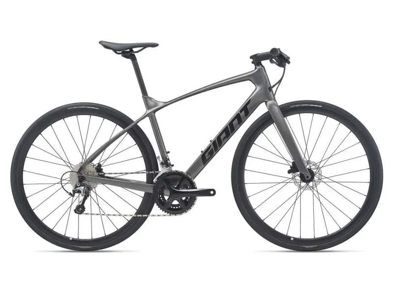 2021 Giant FastRoad Advanced 2 Hybrid Bike in Grey