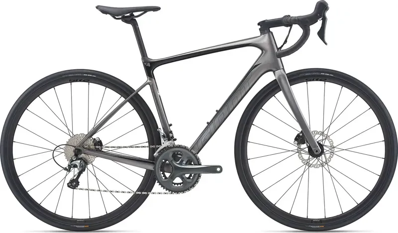 2021 Giant Defy Advanced 3 Road Bike in Silver