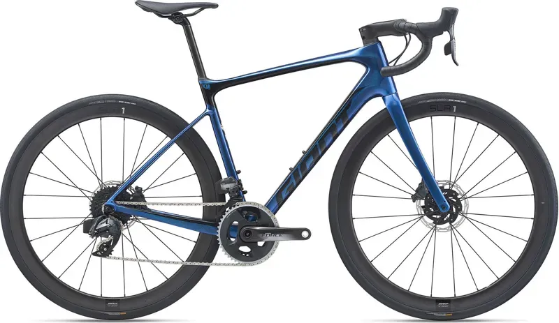 2021 Giant Defy Advanced Pro 1 Road Bike in Blue