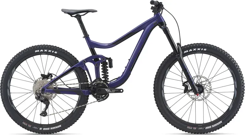 2021 Giant Reign SX Enduro Mountain Bike in Purple