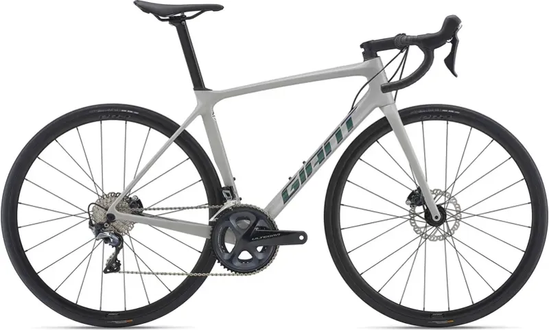 2021 Giant TCR Advanced 1 Disc Pro Compact Road Bike in Grey