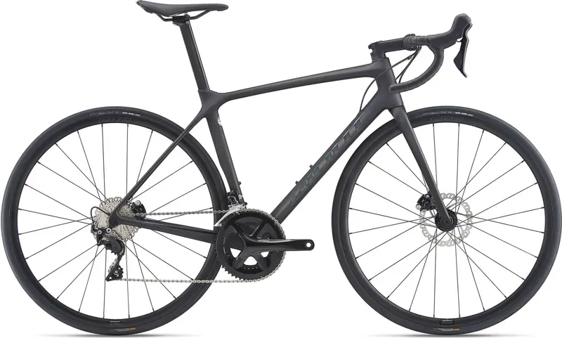 2021 Giant TCR Advanced 2 Disc Pro Compact Road Bike in Black