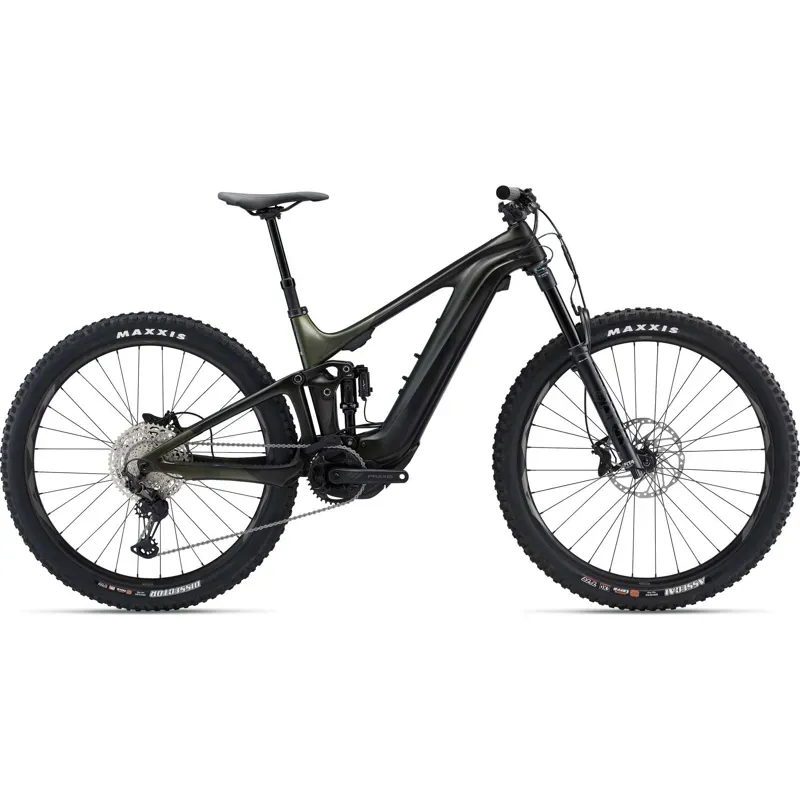 2022 Giant Trance X Advanced E+ 1 eMountain Bike in Panther/PhGreen