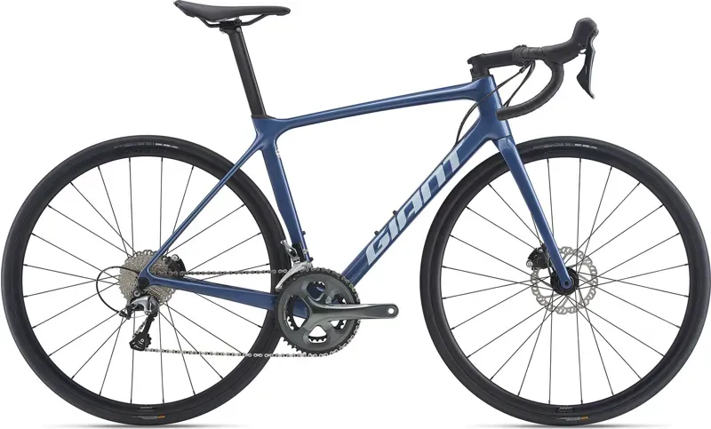 2021 Giant TCR Advanced 3 Disc Road Bike in Blue