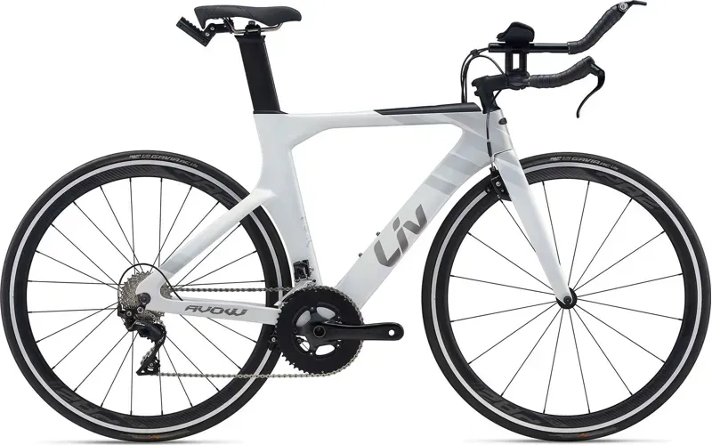 2021 Liv Avow Advanced Triathlon Bike in White