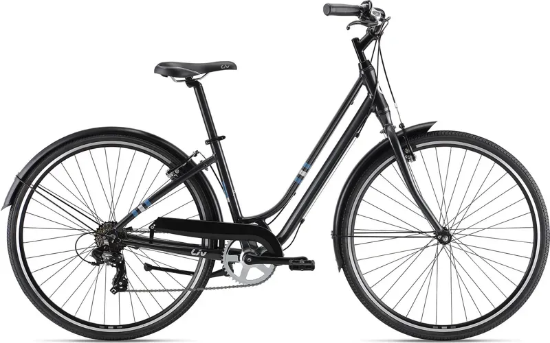 2021 Liv Flourish 3 Hybrid Bike in Black
