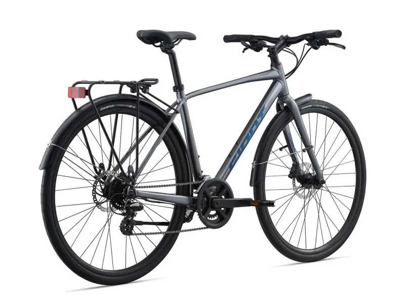 2021 Giant Escape 2 City Disc Hybrid Bike in Silver-6