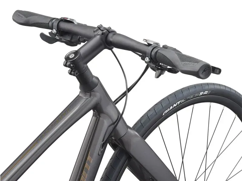 2021 Giant FastRoad SL 3 Disc Flat Bar Road Bike in Black-4