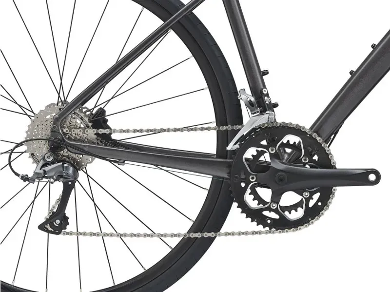 2021 Giant FastRoad SL 3 Disc Flat Bar Road Bike in Black-2