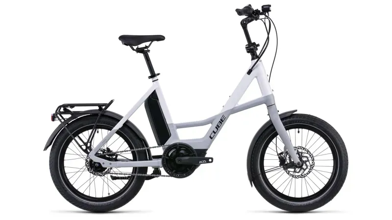 Cube Compact Hybrid 500 Electric Bike in Grey