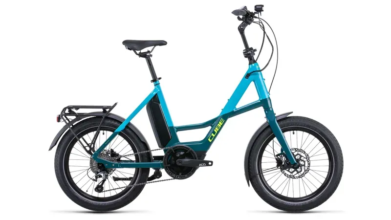 Cube Compact Sport Hybrid 500 Electric Bike in Blue