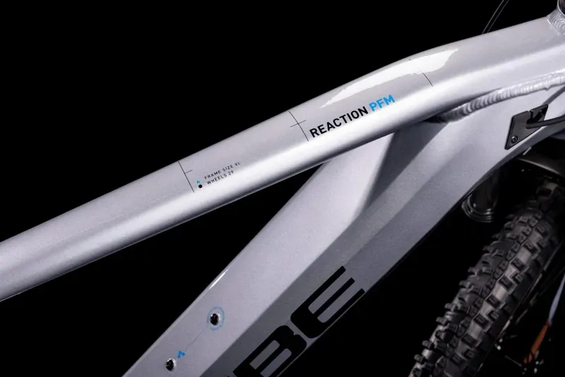 2022 Cube Reaction Hybrid Performance 625 Electric MTB Bike in Silver-4