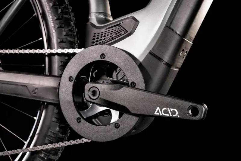 2022 Cube Reaction Hybrid Pro 625 Electric Mountain Bike in Grey-2