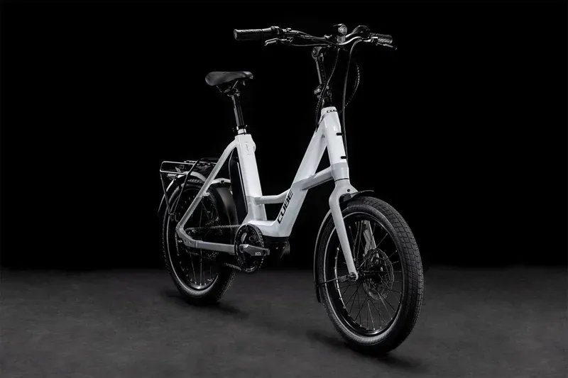 Cube Compact Hybrid 500 Electric Bike in Grey-5