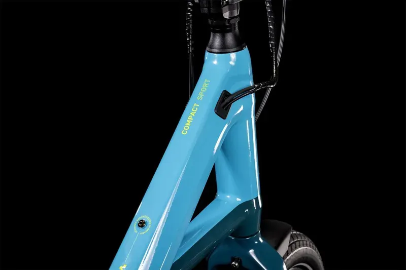 Cube Compact Sport Hybrid 500 Electric Bike in Blue-5