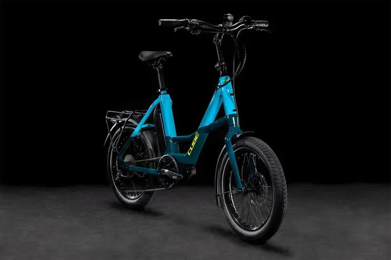 Cube Compact Sport Hybrid 500 Electric Bike in Blue-6