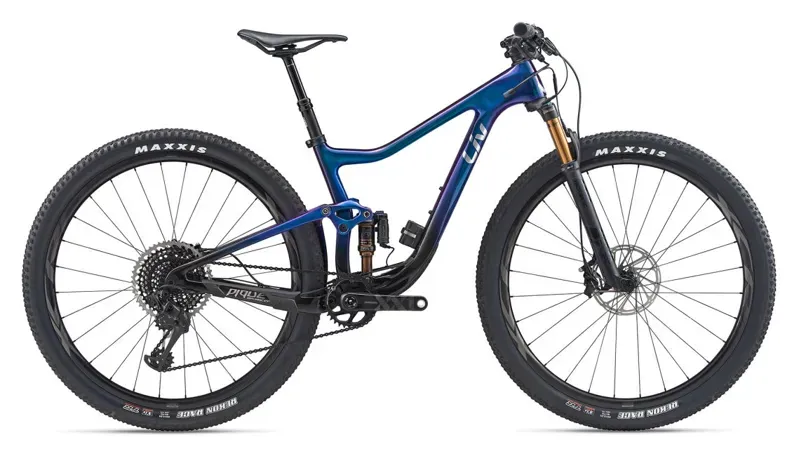 2020 Liv Pique Advanced Pro 29 0 Carbon FS Mountain Bike in Blue