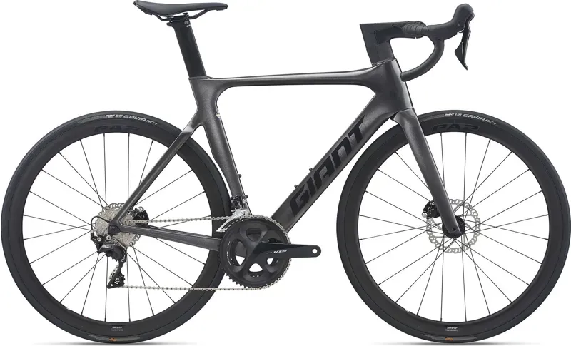 Giant Propel Advanced 2 Disc Carbon Aero Road Bike in Black Metallic